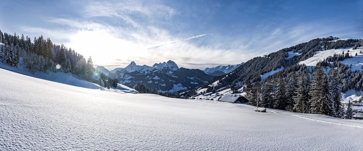 Gstaad Швейцария природа
