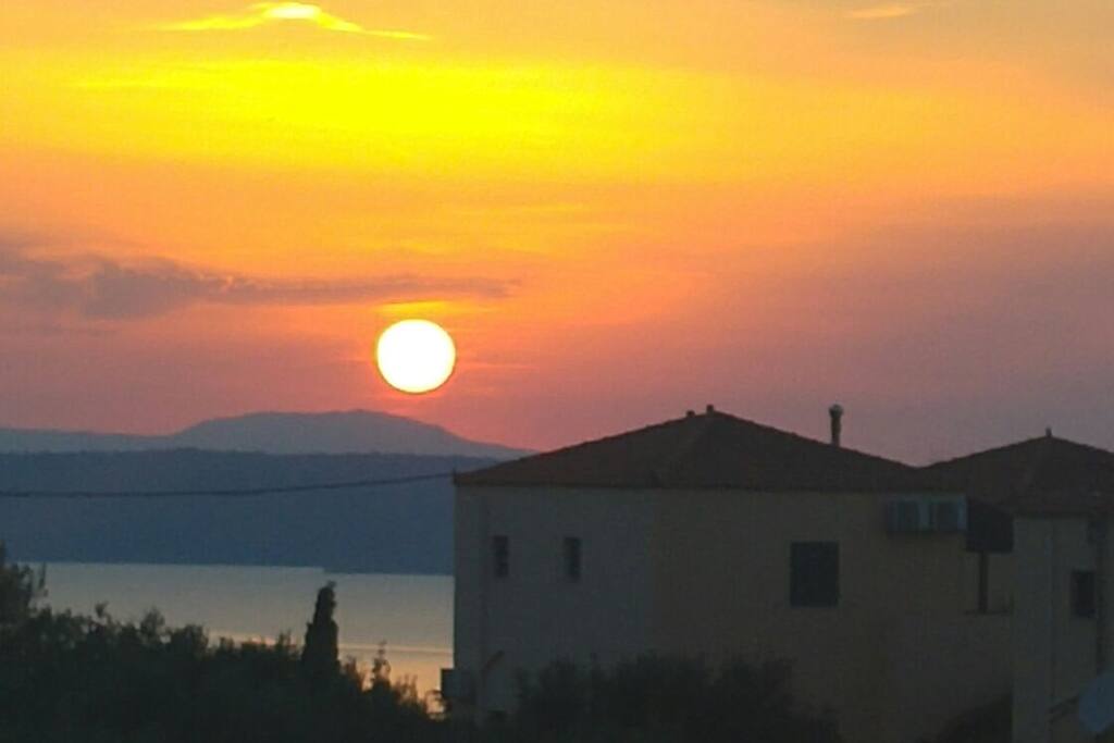 Beautiful sunsets from the balcony