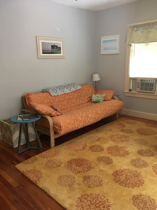 Living room with futon couch