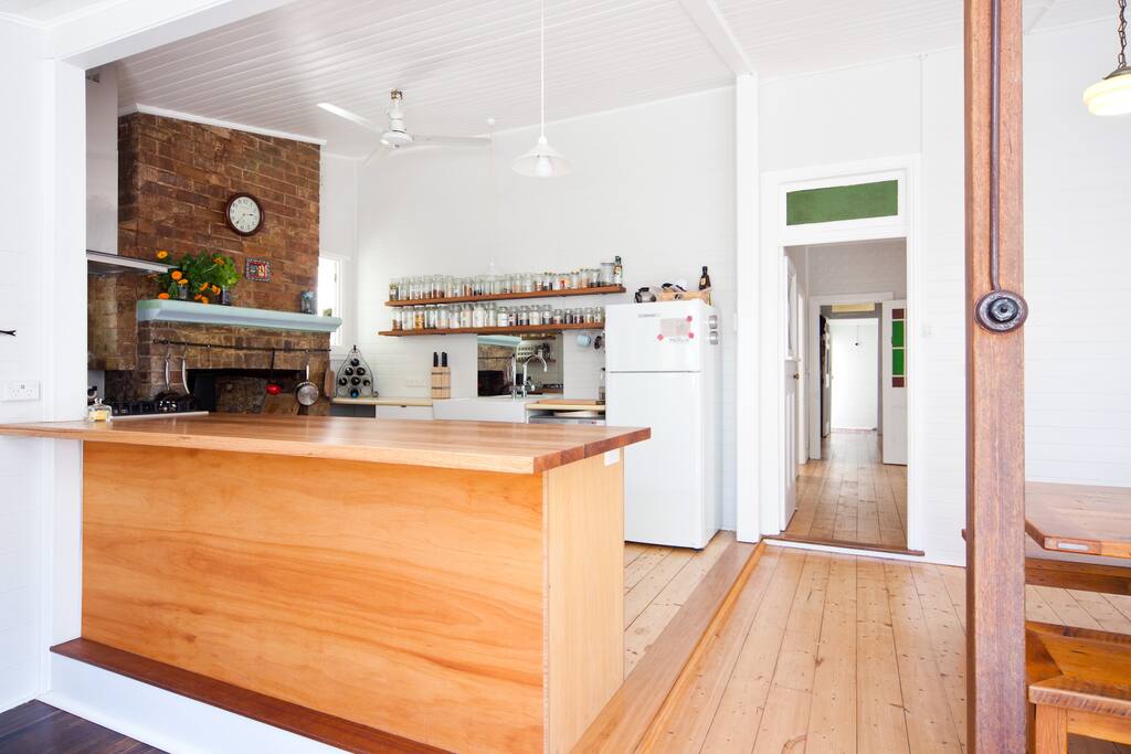 Kitchen view to front of house