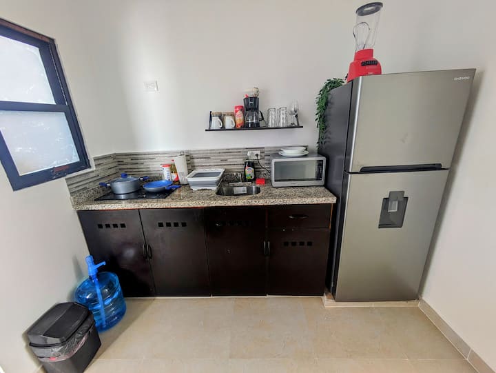 Rooftop Pool Studio Full-equipped & 15min To Beach - Cancún