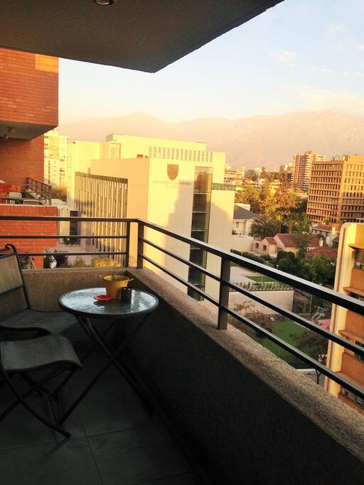 Terrace Balcony with View at the Cordillera