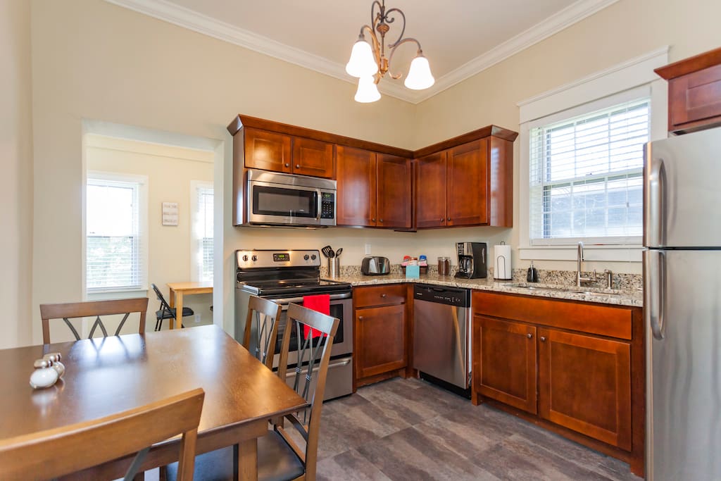 Kitchen with Lots of Sunlight