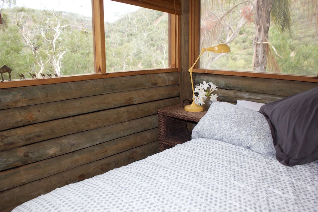 Bedroom with Mountain views