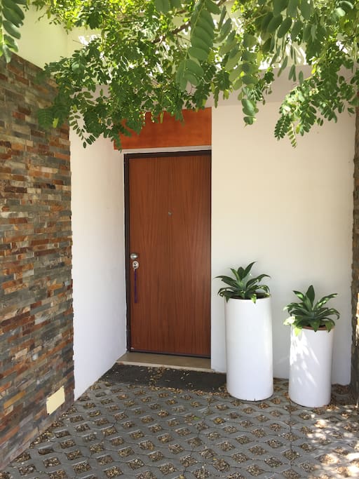 The main door of the House in a Lowland
