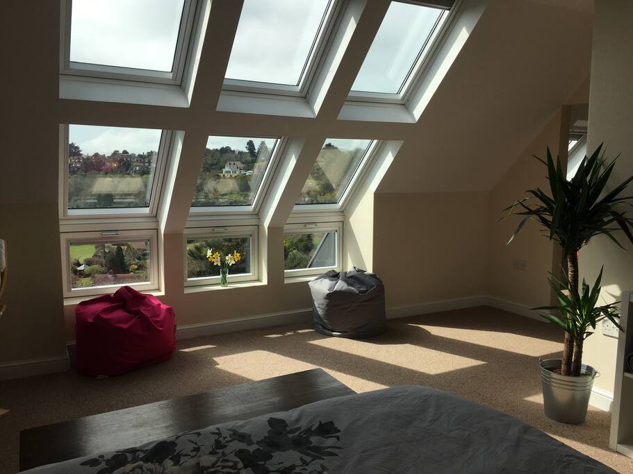 View from the bed