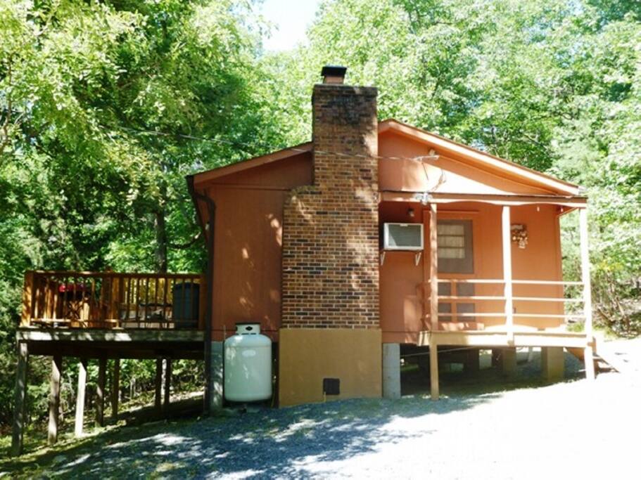 Eagles Nest side view, entrance.