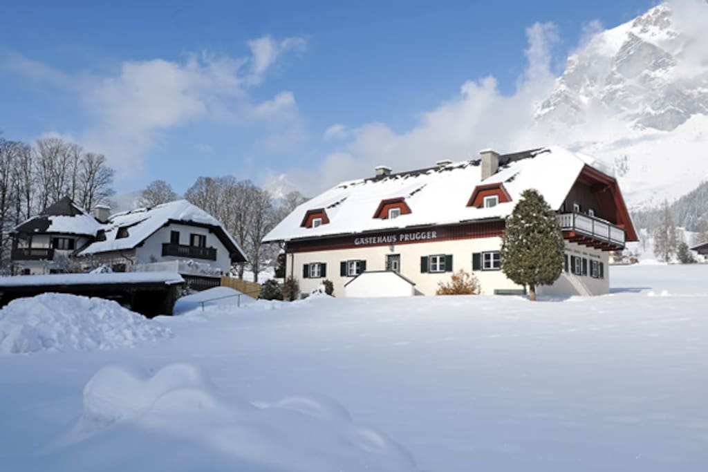 Gästehaus Prugger im Winter