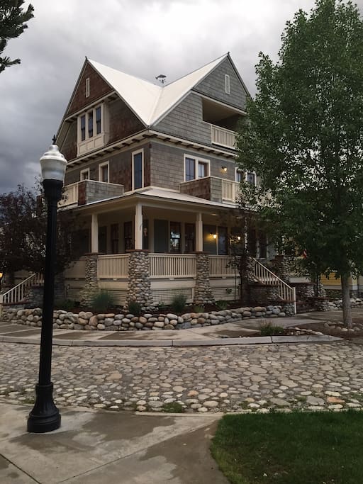 Apartment is basement unit in this house