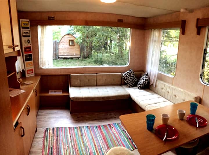 Forest Mobile Home With Splendid Mountain View - Quillan