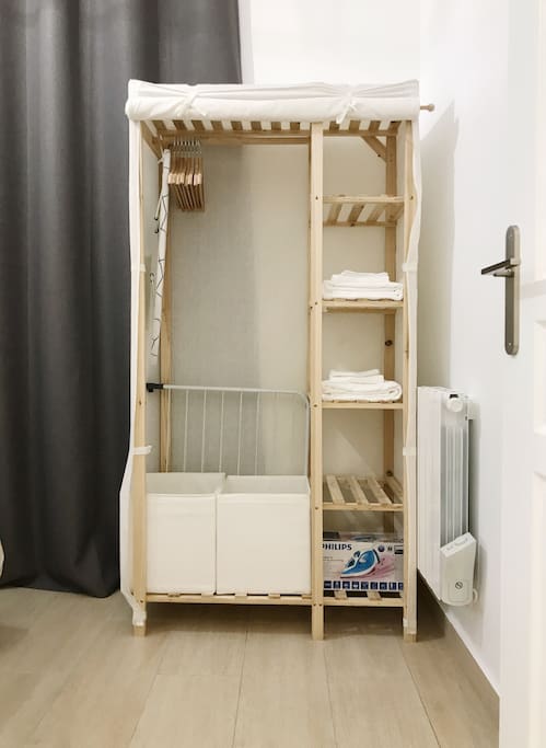 Closet of the second bedroom