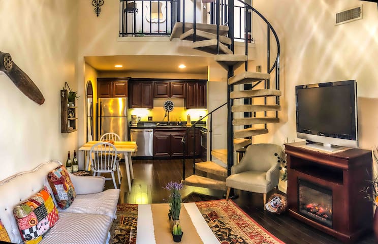 Townhouse in Cottage style neighborhood.