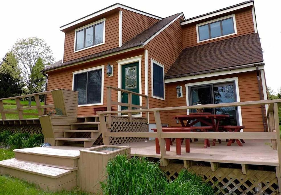Front house decks.