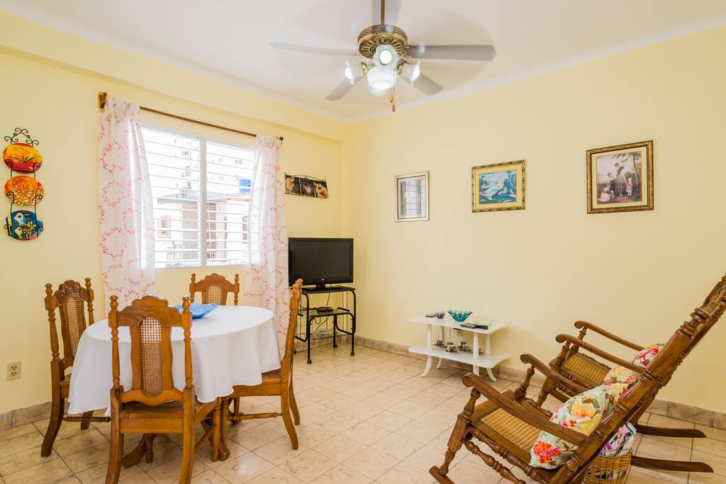 The sillón (rocking chair) - a Cuban staple in every home for relaxing, gossiping or having a late afternoon nap under the light breeze of the ceiling fan.
