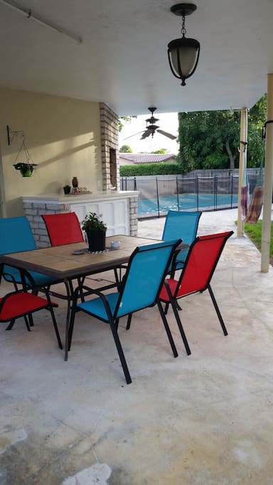 Patio area