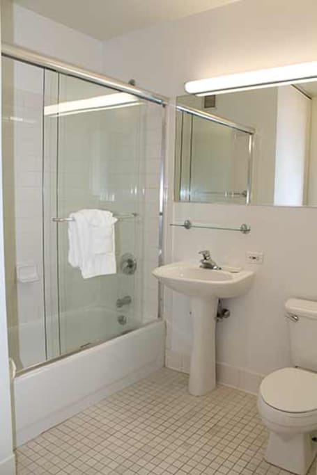Strong water pressure