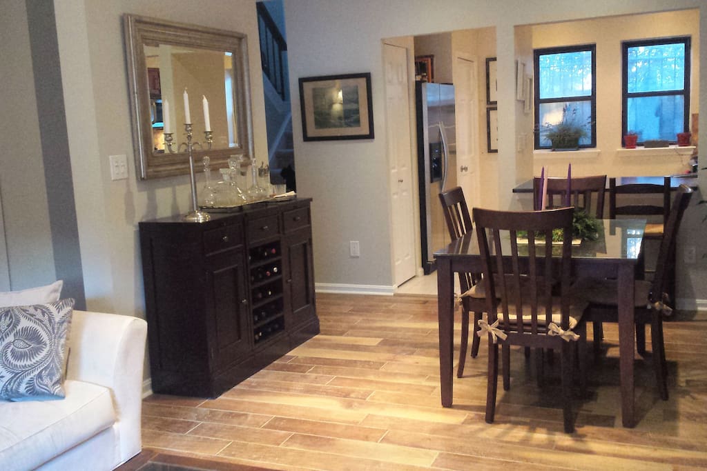 Dining Room with view of Kitchen