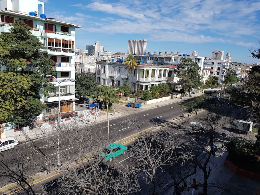 vista exterior calle linea