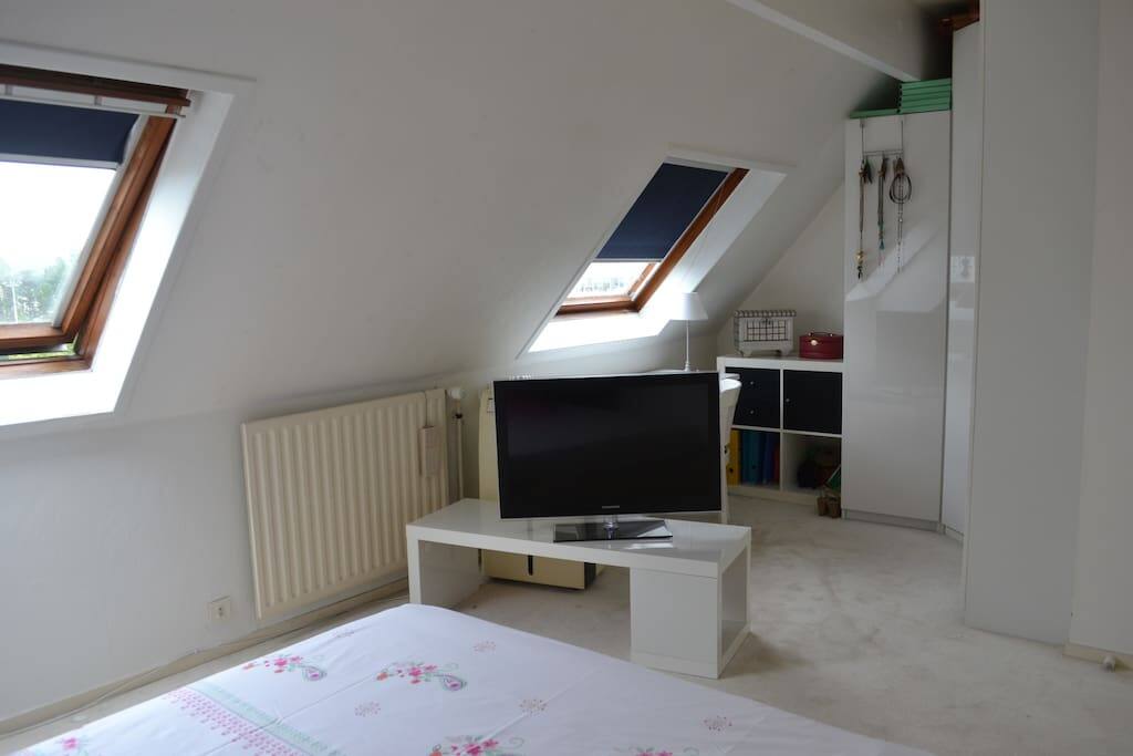 Vaste chambre de 20 m²