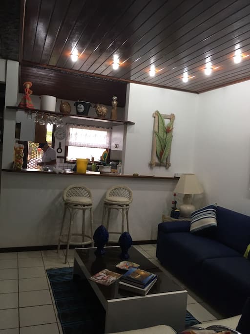 Sala de Jantar com Cozinha Americana