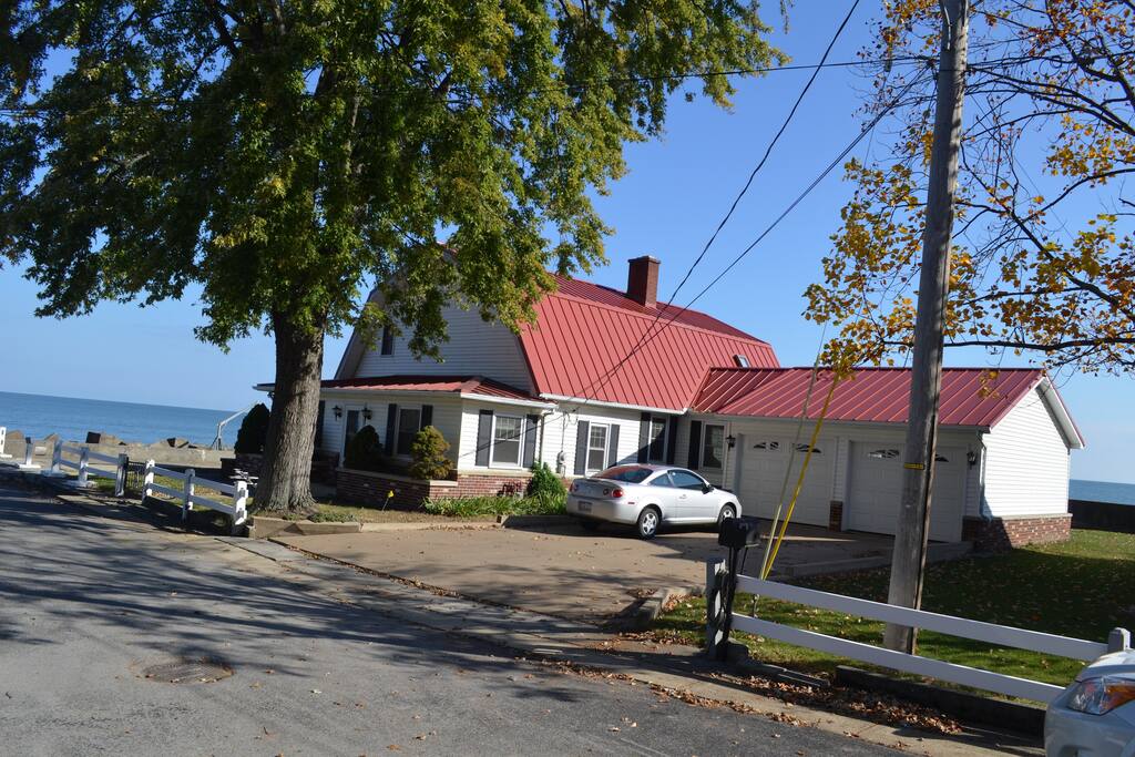 View from street looking northeast