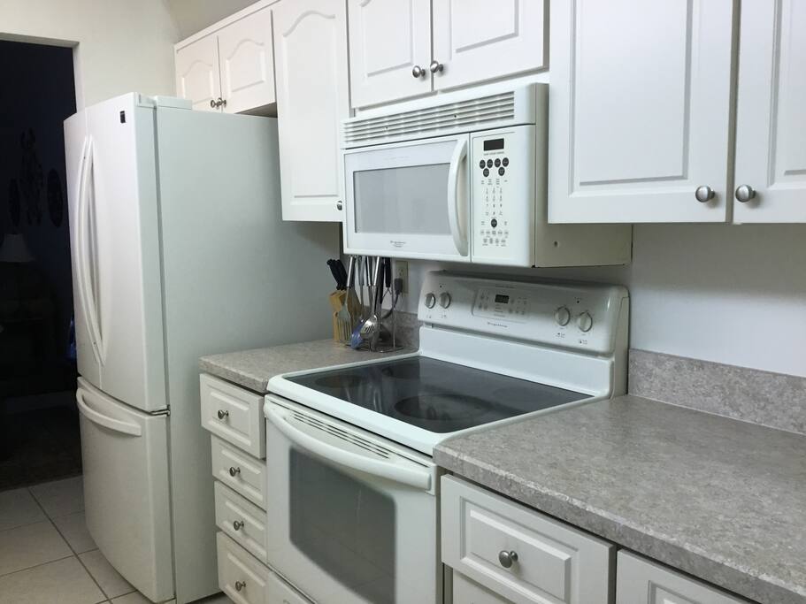 Newer appliances.