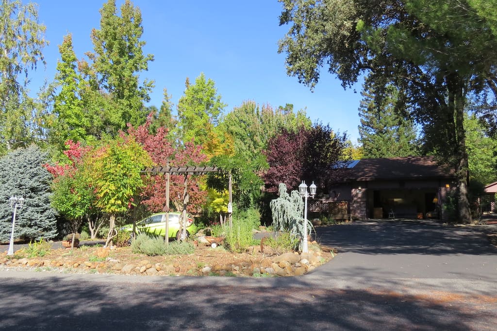 the house from the street