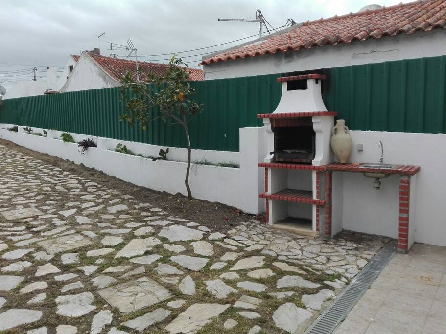 lounge and private parking area