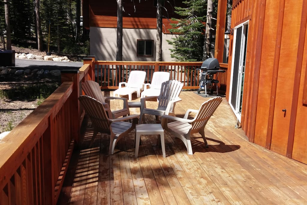 large deck for hanging out