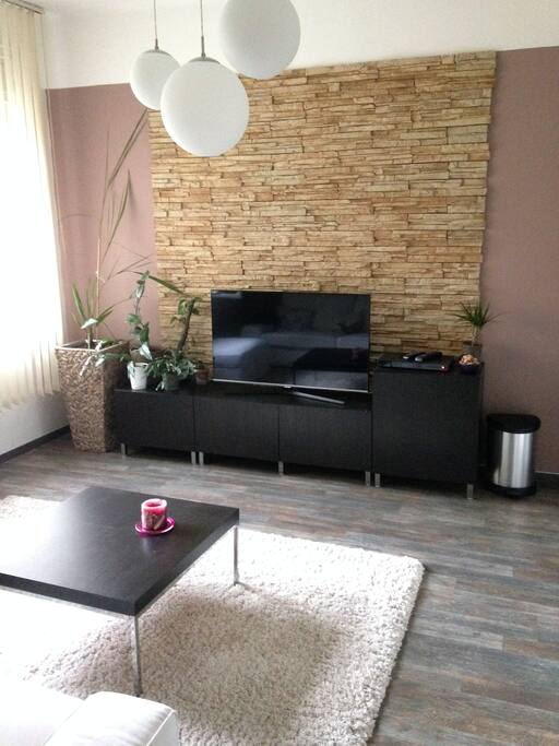 New TV with set-top box and HD channels