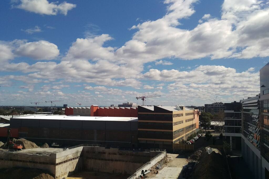 view from balcony