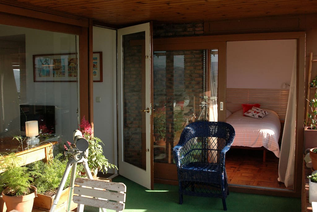 Or open the bedroom door to enjoy a breezy evening.