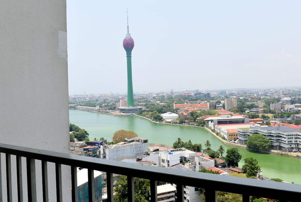 Lotus Tower View from the Balcony