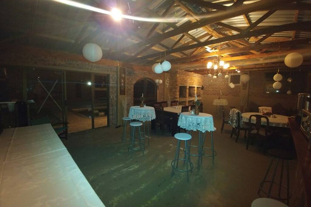 Communal braai area