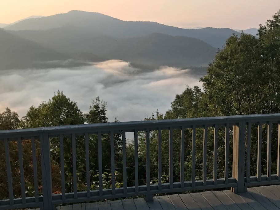 View from deck