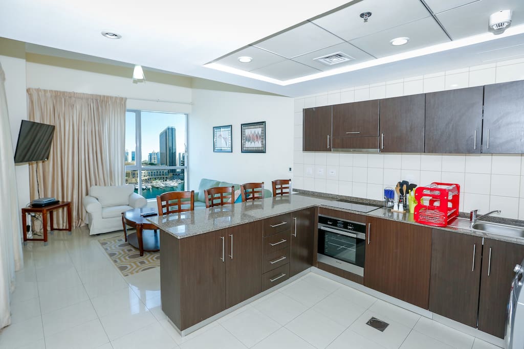 fully equipped kitchen