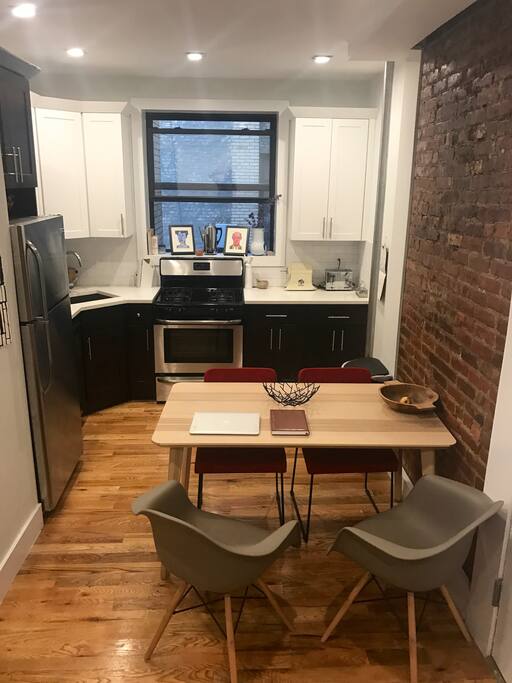 Kitchen and dining room