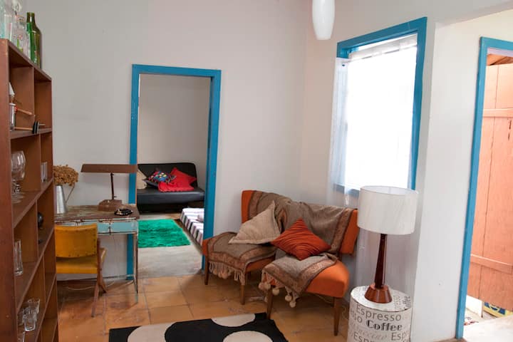 The home's central living room