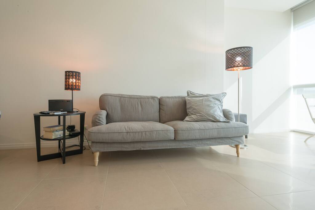 Kick back on the sofa and listen to your playlist through the Bose wifi speakers