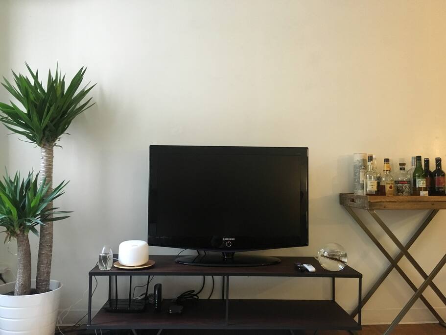TV and Bar