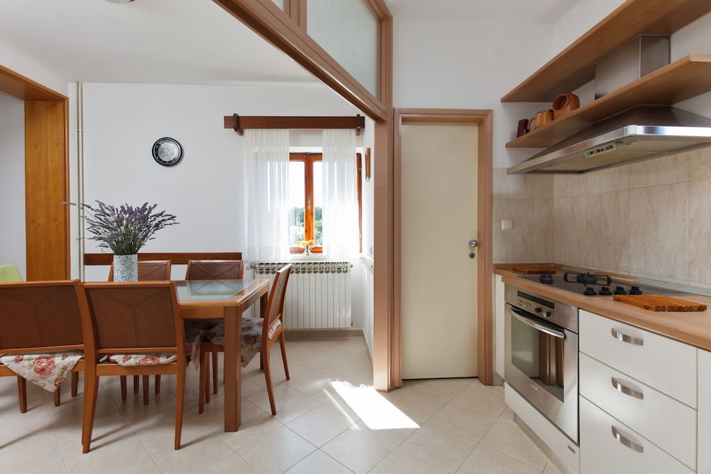 This is kitchen and dining room