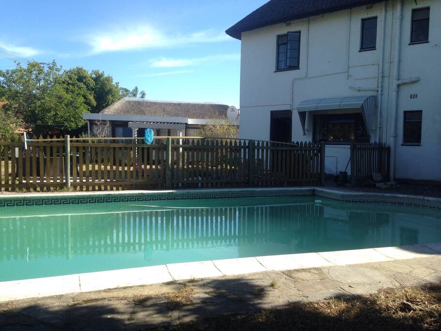 Main house and pool area