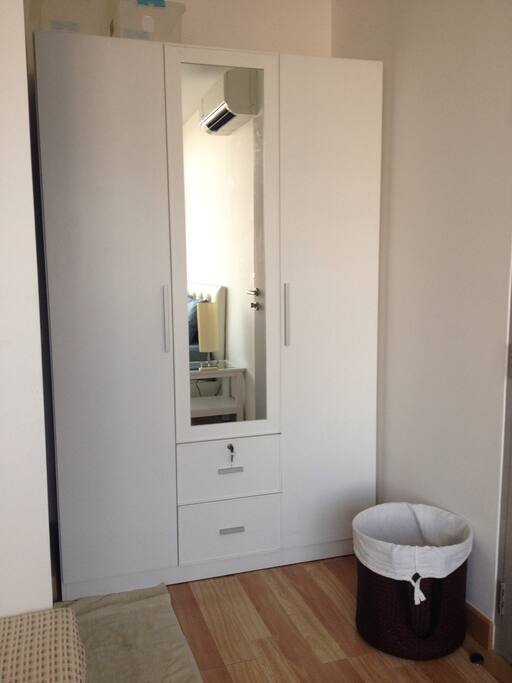 Big closets.