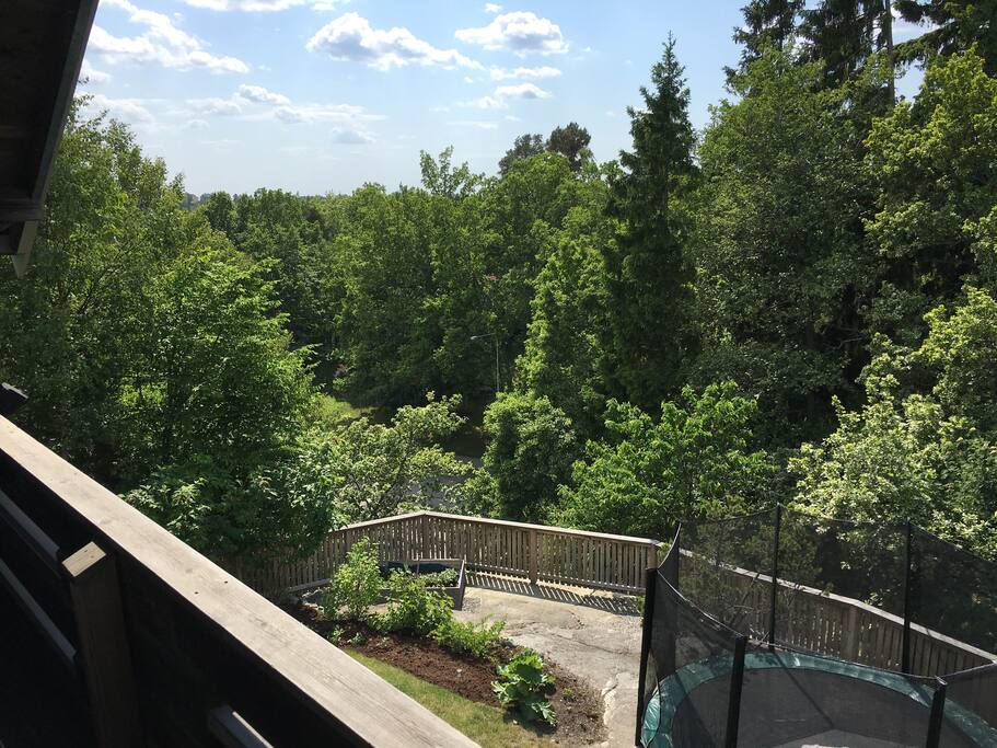 View from master bedroom