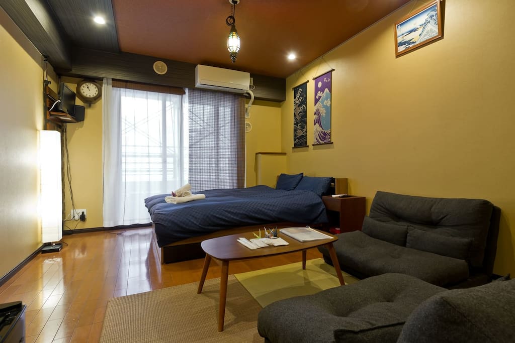 It is a Japanese-style room.