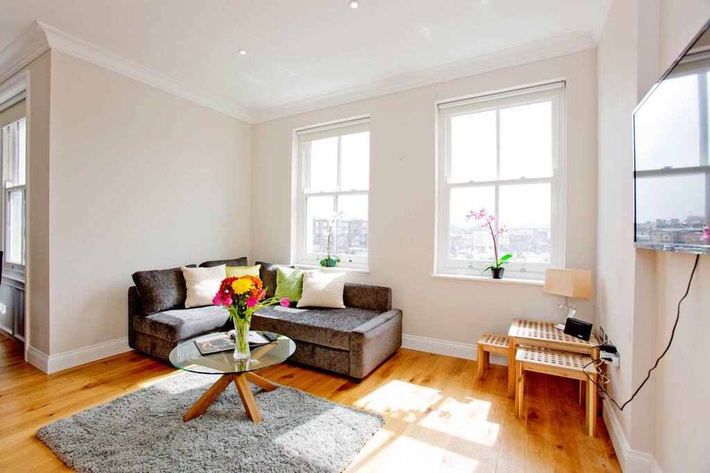 large windows with 7th floor views