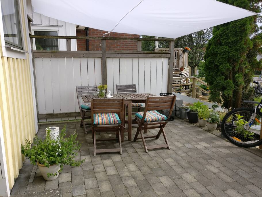 Matplats under tak