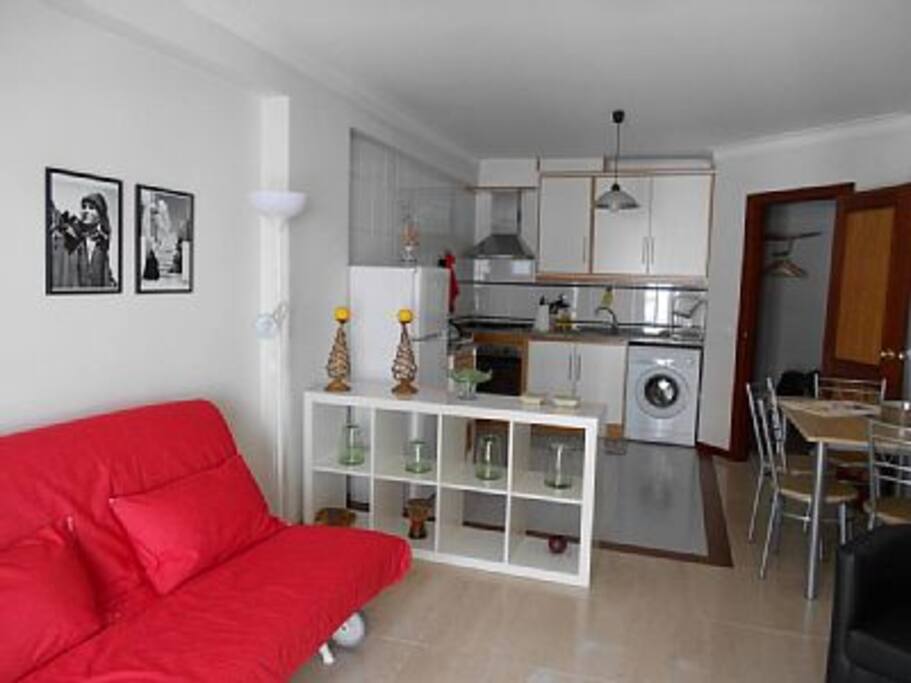 Sofa/Double bed and fully equipped kitchen