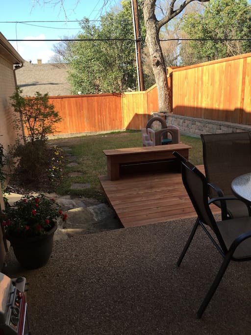 Backyard and Patio for Entertaining or Relaxing