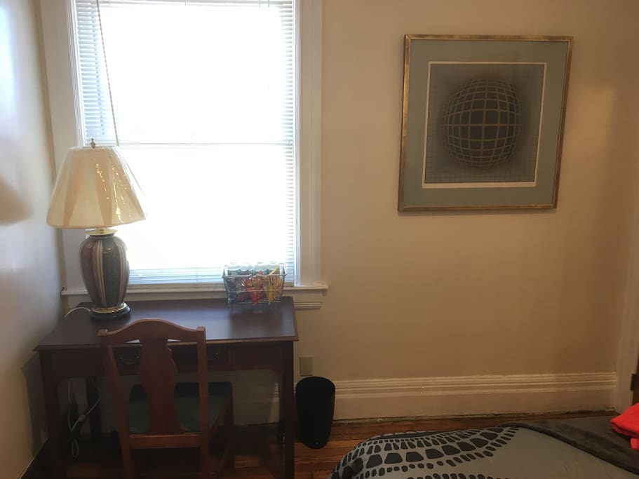 Desk with snacks!